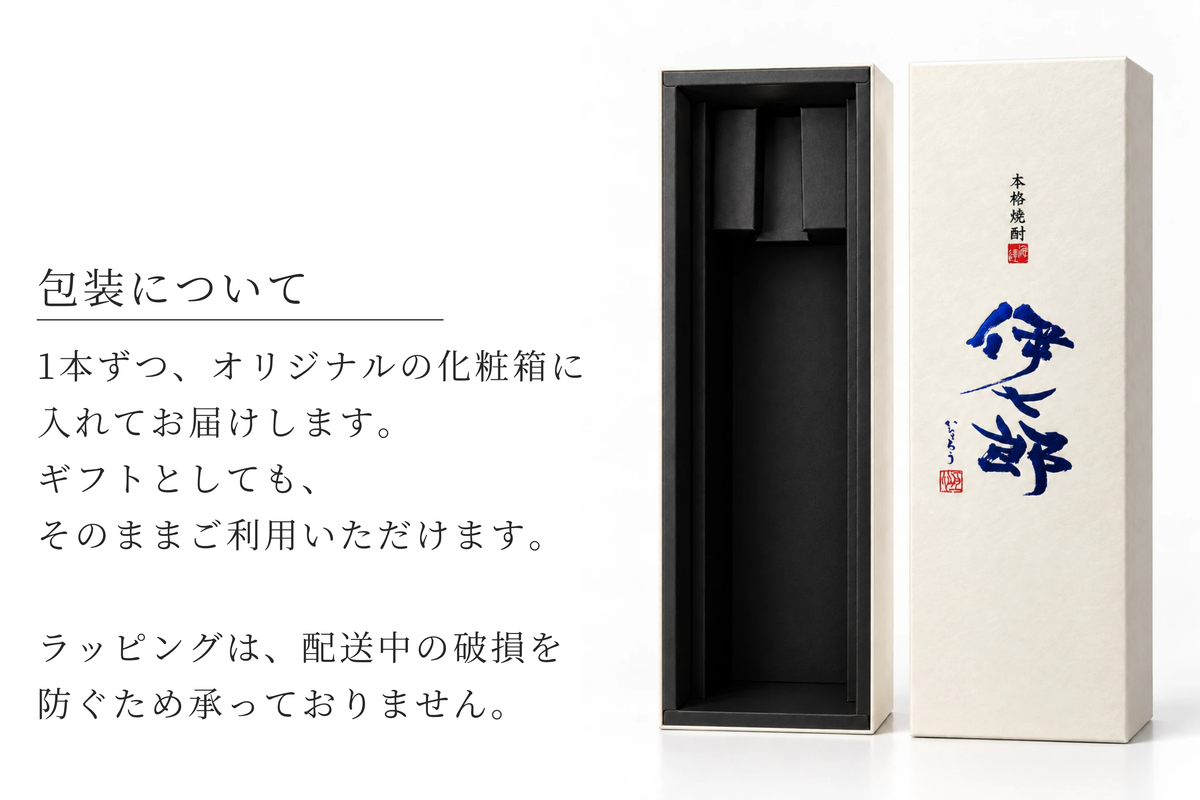 二十周年記念】伊七郎 長期貯蔵 720ml 芋焼酎（四合瓶・本格焼酎